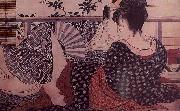 Kitagawa Utamaro Lovers Spain oil painting artist